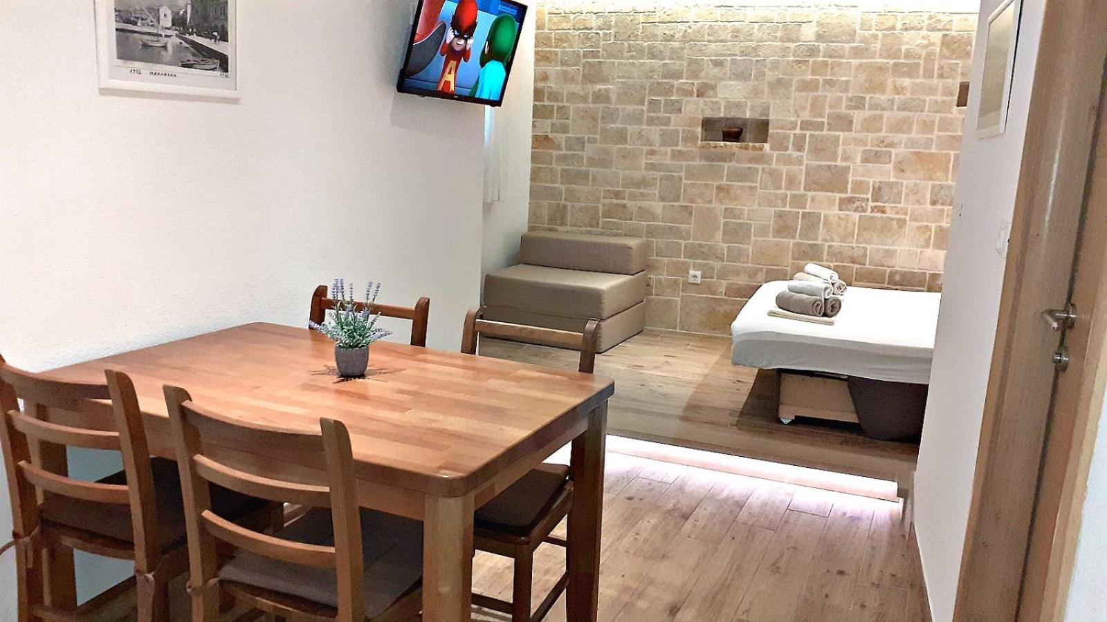 Appartement Deluxe Stone House Bonaca à Baška Voda Chambre photo